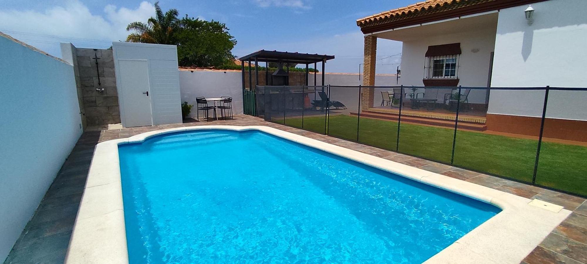 Chalet Hercules la barrosa Chiclana de la Frontera Extérieur photo